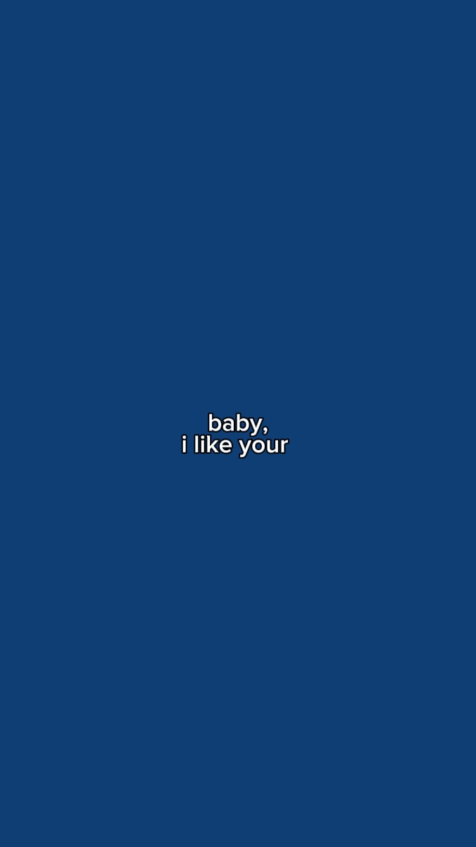 Baby, eu gosto do seu estilo