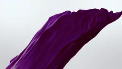 fluttering cloth