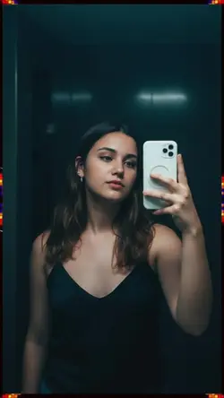 Mirror-Style Outfit Reveal