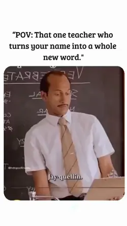 that one teacher