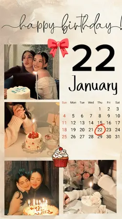 HBD 22 JANUARY 
