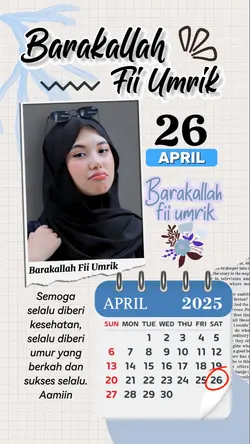 MILAD 26 APRIL