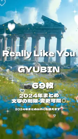 📷69枚 Really Like You