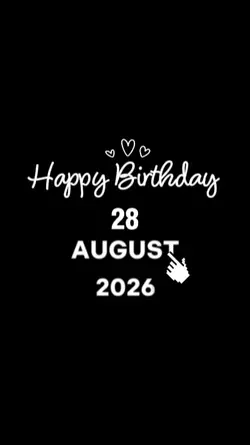 HBD 28 AUGUST 