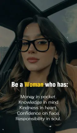 Be a woman