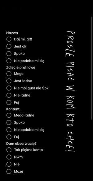 Oceniam konta 🌸