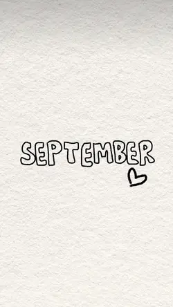 SEPTEMBER ✍🏼