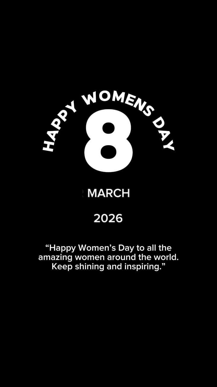 Feliz día de la mujer