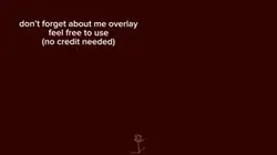 don’t forget abt me