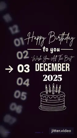 HBD 3 DECEMBER