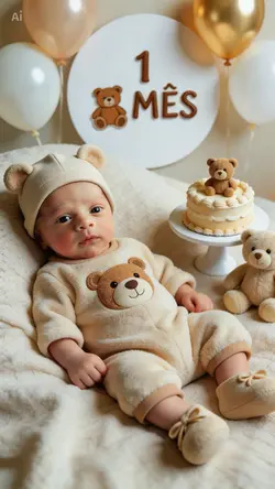 1 mês meu bebê 