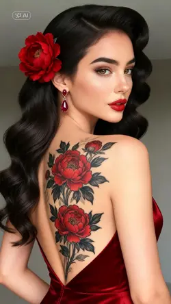 woman in tattoo