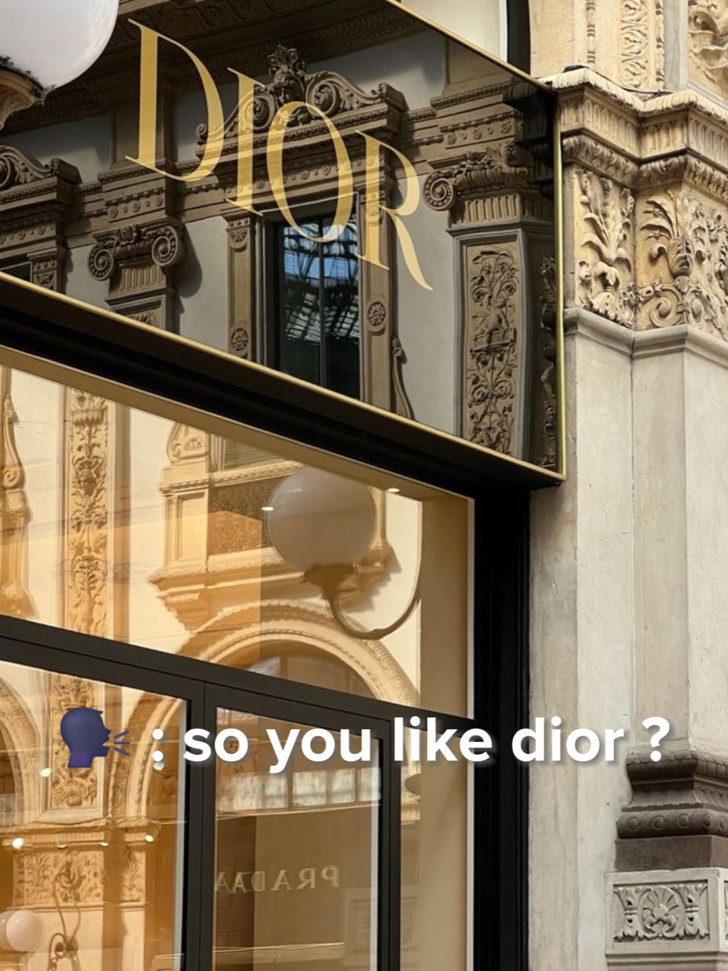I like dior ! 