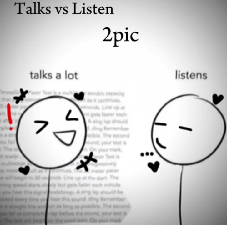 Talk vs Listen