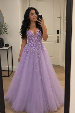 beautiful lilac dres