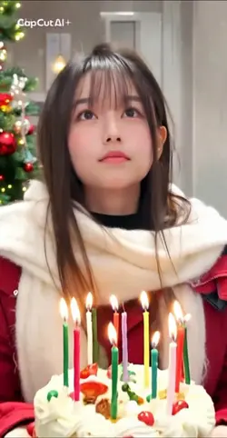 クリスマス　ケーキ　冬　雪