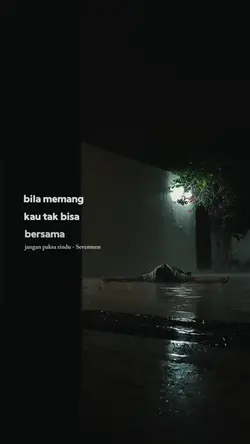 Jangan paksa rindu