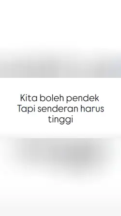 kita boleh pendek