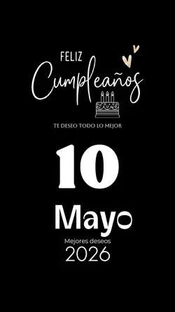 cumpleaños 10 MAYO