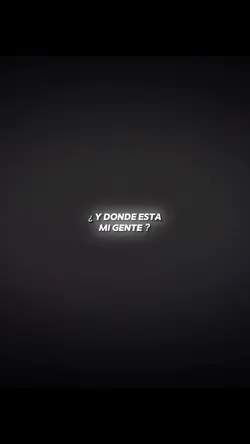 Donde está mi gente?
