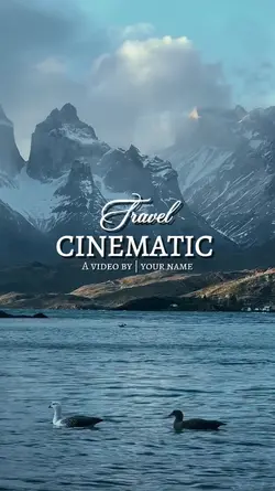 Travel cinematic 
