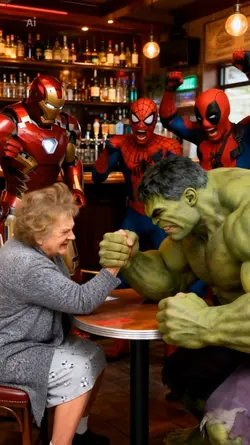 Arm wrestling - Hulk