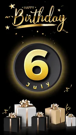 Birthday 6 july