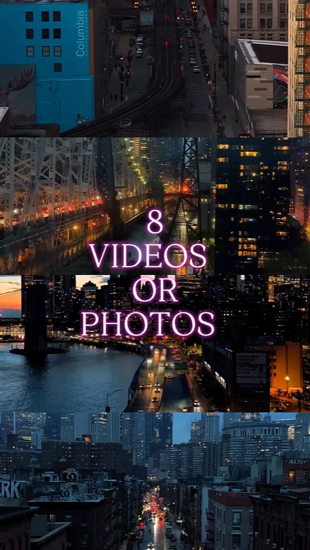 8 VIDEOS OR PHOTOS 