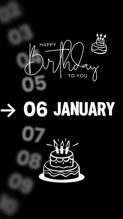 HBD 06 DE JANEIRO 