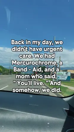 Back in my day, 