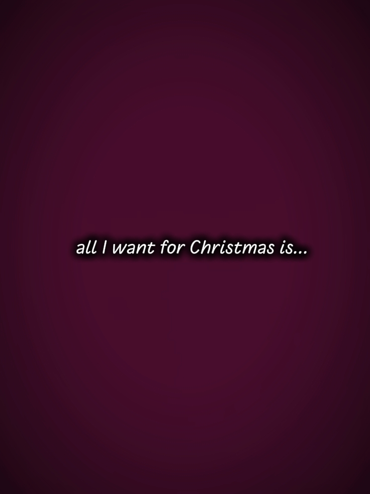 Todo lo que quiero para Navidad