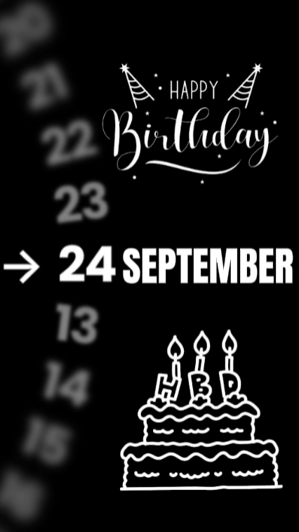 HBD 24 SEPT 2026