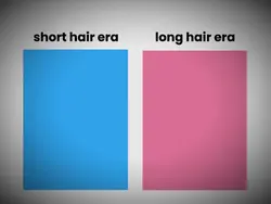 long/short hair era