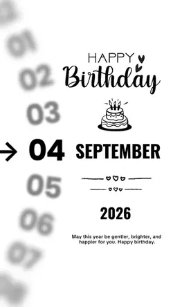 HBD SON 4 SEPTEMBER