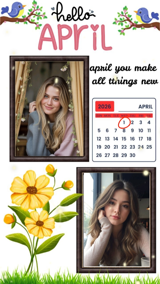 HELLO APRIL 2026 