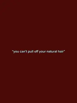 Natural hair 