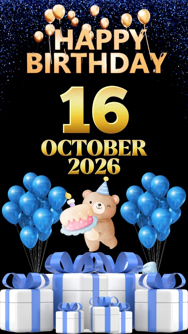 Hbd 16 OCTOBER 2026