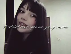 pixelated kisses