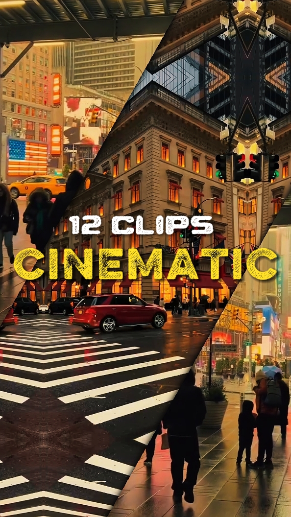 12 clips cinematic 