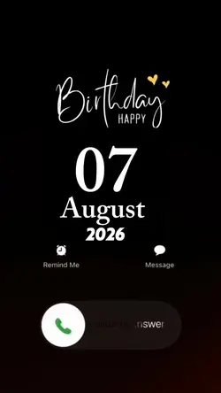 Hbd 07 August 2026 