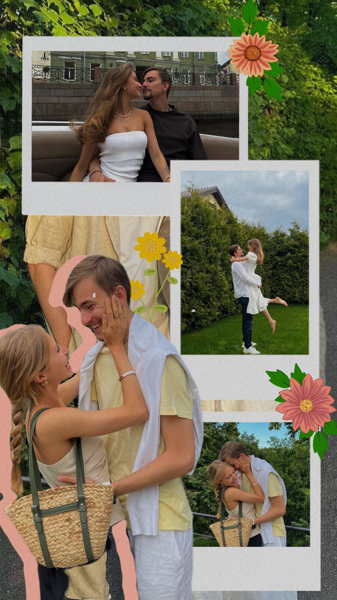 Pareja Polaroi