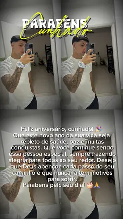 parabéns cunhado 