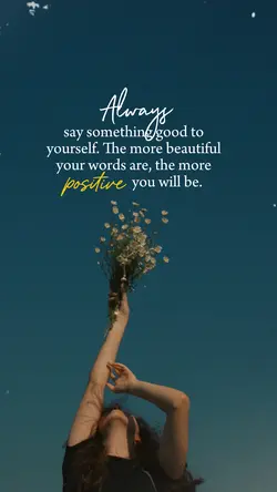 say something good