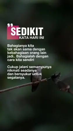 sedikit kata
