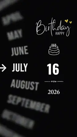 Birthday 16 July