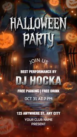 Halloween invitation