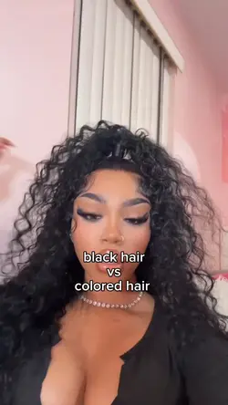 Blackvs.Colored hair