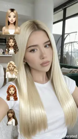 Várias cabelos