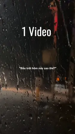 Mưa buồn tâm trạng