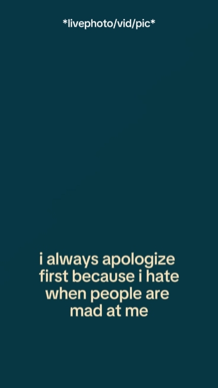Ialwaysapologizefirs